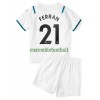 Maillot de Supporter Manchester City Ferran Torres 21 Extérieur 2021-22 Pour Enfant